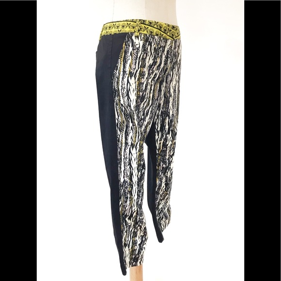 W118 Walter Baker Cropped Pants BW & Yellow - Picture 5 of 8